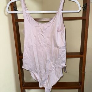SKIMS Pale Pink Scoop Neck Bodysuit